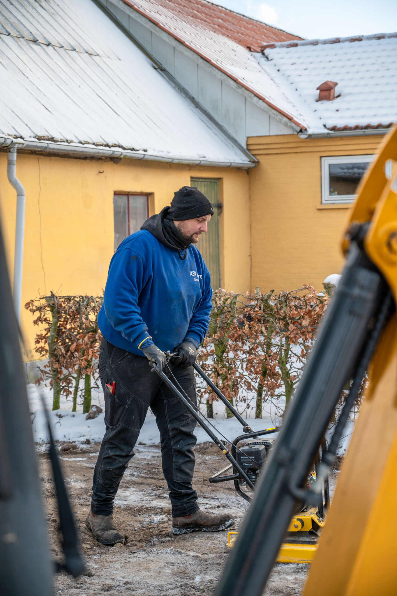 Fundament til hus